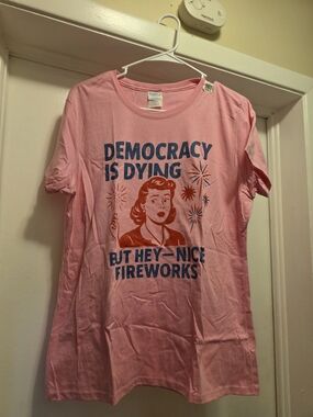 Port & Company Women's Pink Tee - Fan Favorite